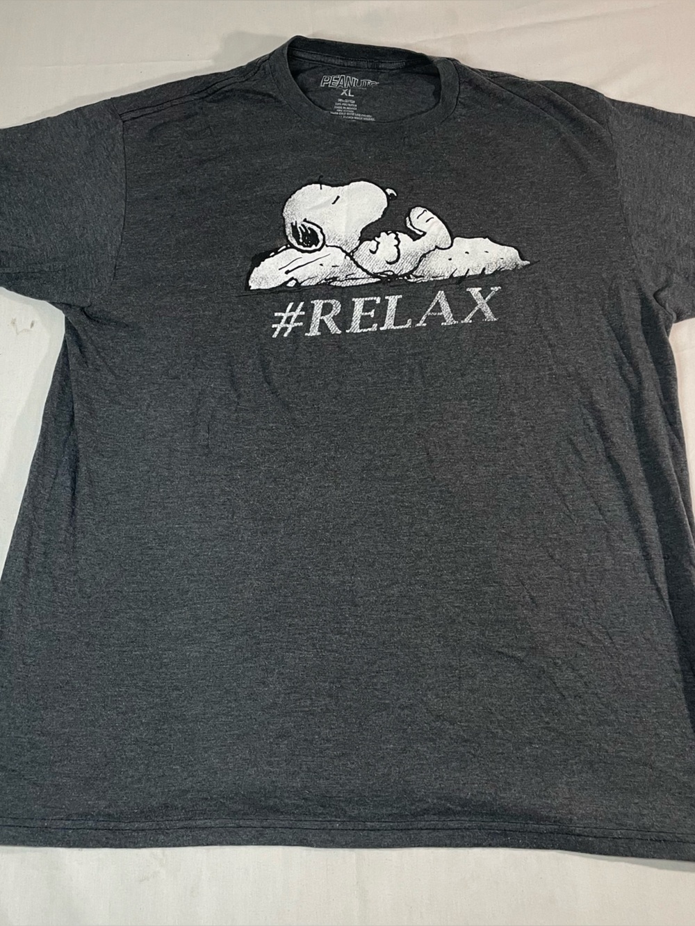 Men's #RELAX Graphic T-Shirt - Charcoal